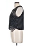Splendid 100% Polyester Black Sleeveless Blouse Size L - photo 5