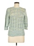 Joie 100% Cotton Tweed Teal Pullover Sweater Size M - photo 1