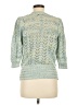 Joie 100% Cotton Tweed Teal Pullover Sweater Size M - photo 2