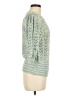 Joie 100% Cotton Tweed Teal Pullover Sweater Size M - photo 4