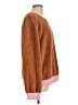 Maeve Color Block Brown Pullover Sweater Size L - photo 4