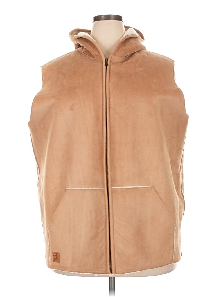 Pre-owned Polo Ralph Lauren Vest In Tan