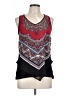 Iz Byer 100% Polyester Red Sleeveless Blouse Size L - photo 1
