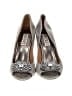 Badgley Mischka Silver Heels Size 6 1/2 - photo 2