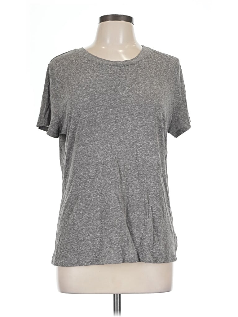 Pre-owned T.la Short Sleeve T-shirt In Gray