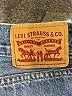 Levi's 100% Cotton Hearts Blue Jeans Size 27 waist - photo 7