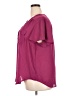 Torrid 100% Polyester Burgundy Short Sleeve Blouse Size 2X Plus (2) - photo 5
