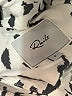 Rails 100% Rayon Animal Print Silver Long Sleeve Blouse Size S - photo 7