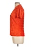 Pleione 100% Polyester Orange Short Sleeve Blouse Size L - photo 5