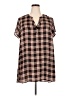 Torrid 100% Polyester Brown Short Sleeve Blouse Size 2X Plus (2) - photo 1