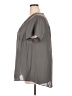 Torrid 100% Polyester Gray Short Sleeve Blouse Size 2X Plus (2) - photo 5