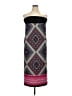Apt. 9 Graphic Black Pink Casual Dress Size XL - photo 1