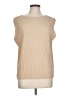 Uniqlo Tan Sleeveless Blouse Size L - photo 1