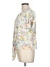 Wrapper Gray Short Sleeve Blouse Size L - photo 5