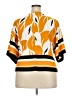 Nine West 100% Polyester Orange Kimono Size XXL - photo 2