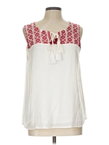 Skies Are Blue Sleeveless Blouse (view 1)