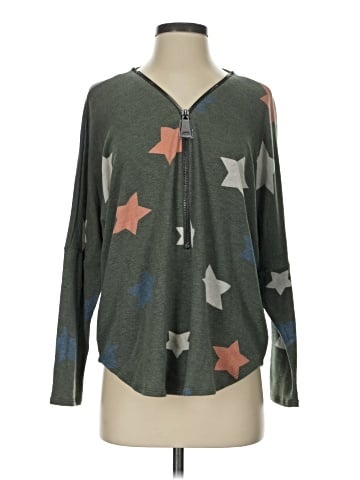 Ariella Long Sleeve Henley (view 1)