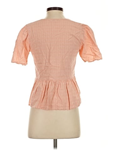 Madewell Crossover Peplum Top (view 2)
