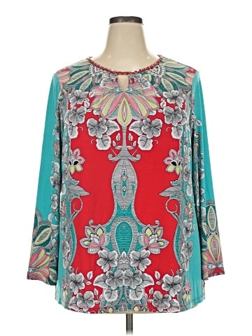 Susan Graver Long Sleeve Blouse (view 1)