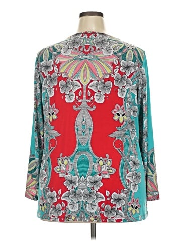 Susan Graver Long Sleeve Blouse (view 2)