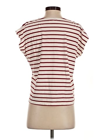 Madewell Shoulder Tee in Stripe (view 2)