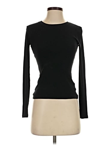 Madewell Brightside Finerib Crewneck Long-Sleeve Tee (view 1)