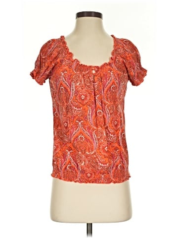 St. John's Bay Short Sleeve Blouse (view 1)
