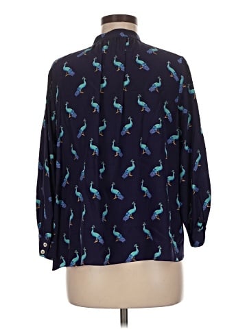 Kate Spade New York Long Sleeve Silk Top (view 2)