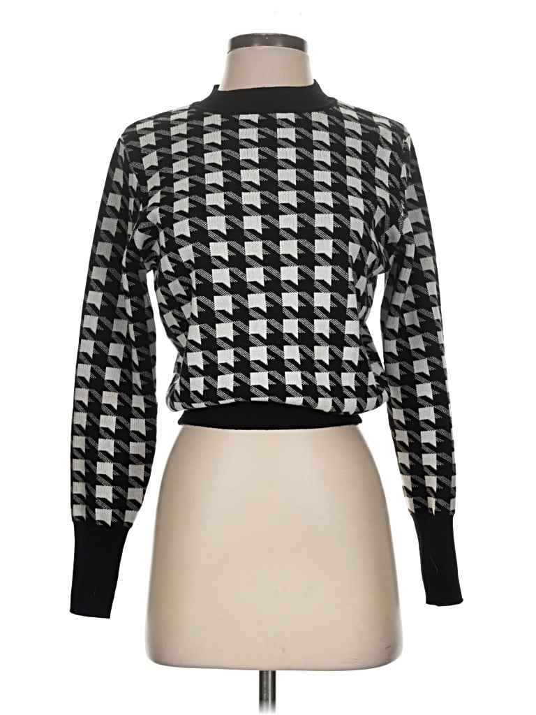 Pre-owned Akira Long Sleeve Top Black Turtleneck Tops