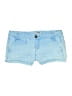 Express Blue Denim Shorts Size 4 - photo 1