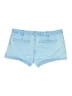 Express Blue Denim Shorts Size 4 - photo 2