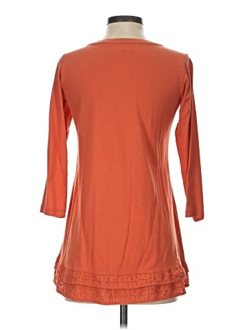LOGO by Lori Goldstein 3/4 Sleeve Top (view 2)