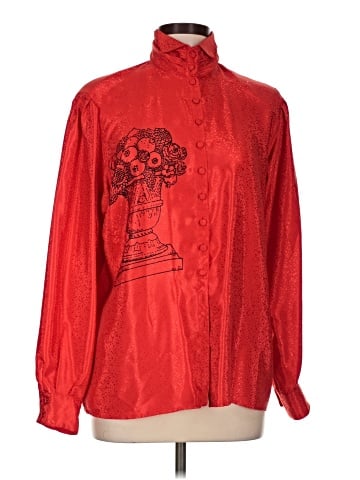 Louis Féraud Long Sleeve Blouse (view 1)