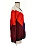 Ella Moss Color Block Burgundy Pullover Sweater Size S - photo 4