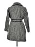 DKNY Houndstooth Gray Coat Size 1X - photo 2