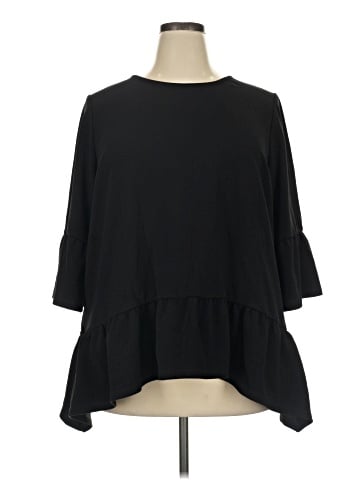 Lane Bryant 3/4 Sleeve T-Shirt (view 1)