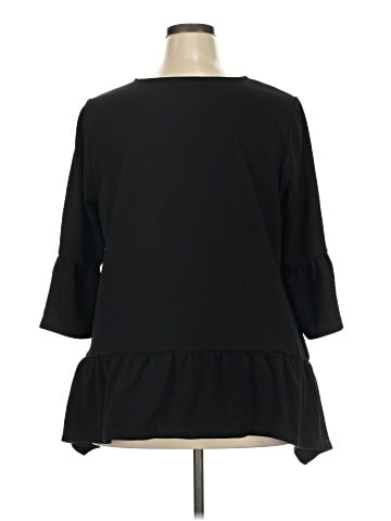 Lane Bryant 3/4 Sleeve T-Shirt (view 2)
