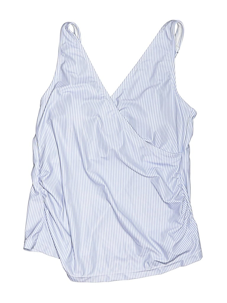 Pre-owned Kindred Bravely Swimsuit Top Blue Swimwear