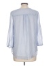 St. John's Bay 100% Polyester Blue 3/4 Sleeve Blouse Size L - photo 2