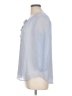 St. John's Bay 100% Polyester Blue 3/4 Sleeve Blouse Size L - photo 5