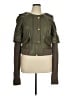 Tory Burch 100% Leather Green Leather Jacket Size XL - photo 1