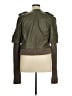 Tory Burch 100% Leather Green Leather Jacket Size XL - photo 2