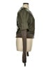 Tory Burch 100% Leather Green Leather Jacket Size XL - photo 4