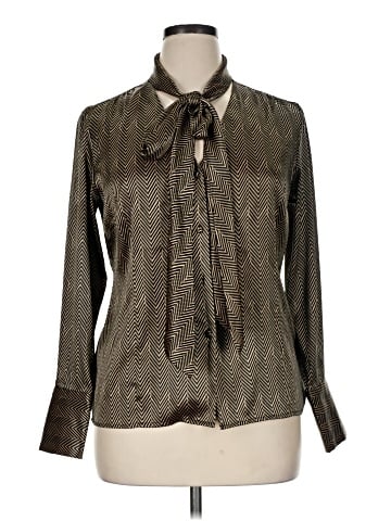 BCBGMAXAZRIA Long Sleeve Blouse (view 1)