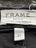 FRAME Denim Black Jeans Size 27 waist - photo 4