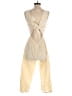 Venus Color Block Ivory Jumpsuit Size 6 - photo 2