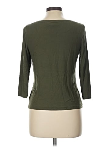 Lauren by Ralph Lauren 3/4 Sleeve T-Shirt (view 2)