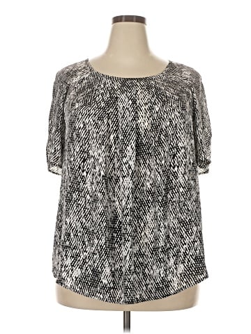 Apt. 9 Short Sleeve Blouse (view 1)