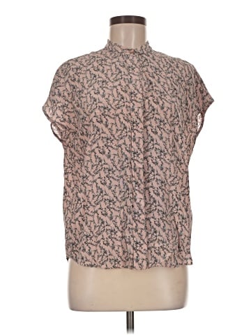 Club Monaco Short Sleeve Silk Top (view 1)