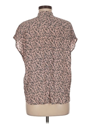 Club Monaco Short Sleeve Silk Top (view 2)
